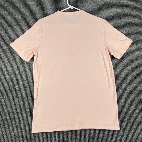 American Eagle Mens Shirt Small Pink Short Sleeve Super Soft Standard Fit - Picture 7 of 13